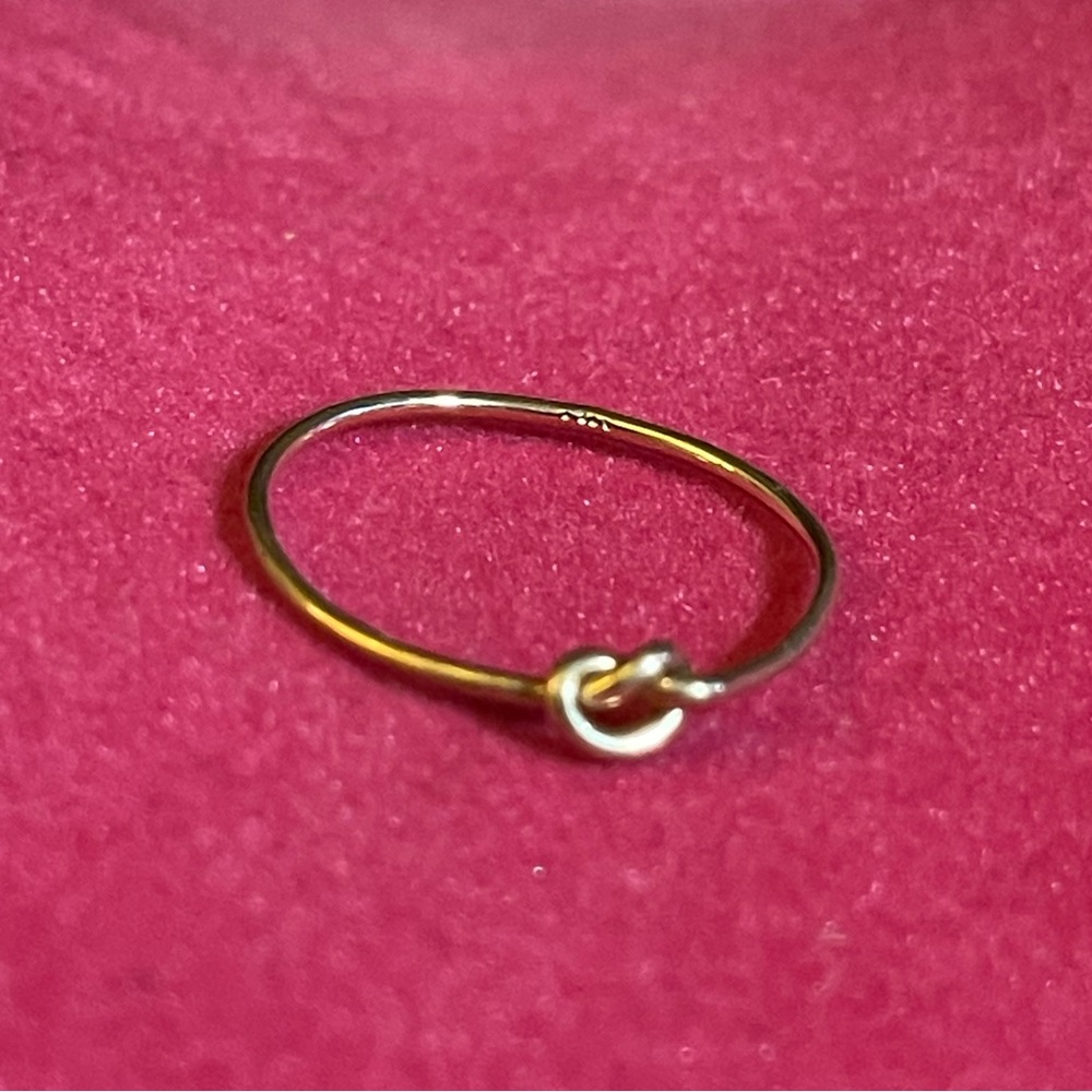 14K Gold Forget Me Knot Love Ring